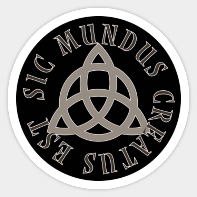 sic mundus creatus est Sic Mundus Creatus Est Sticker TeePublic